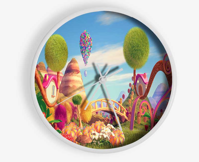 The Abstract Wonderland Clock - Wallart-Direct UK