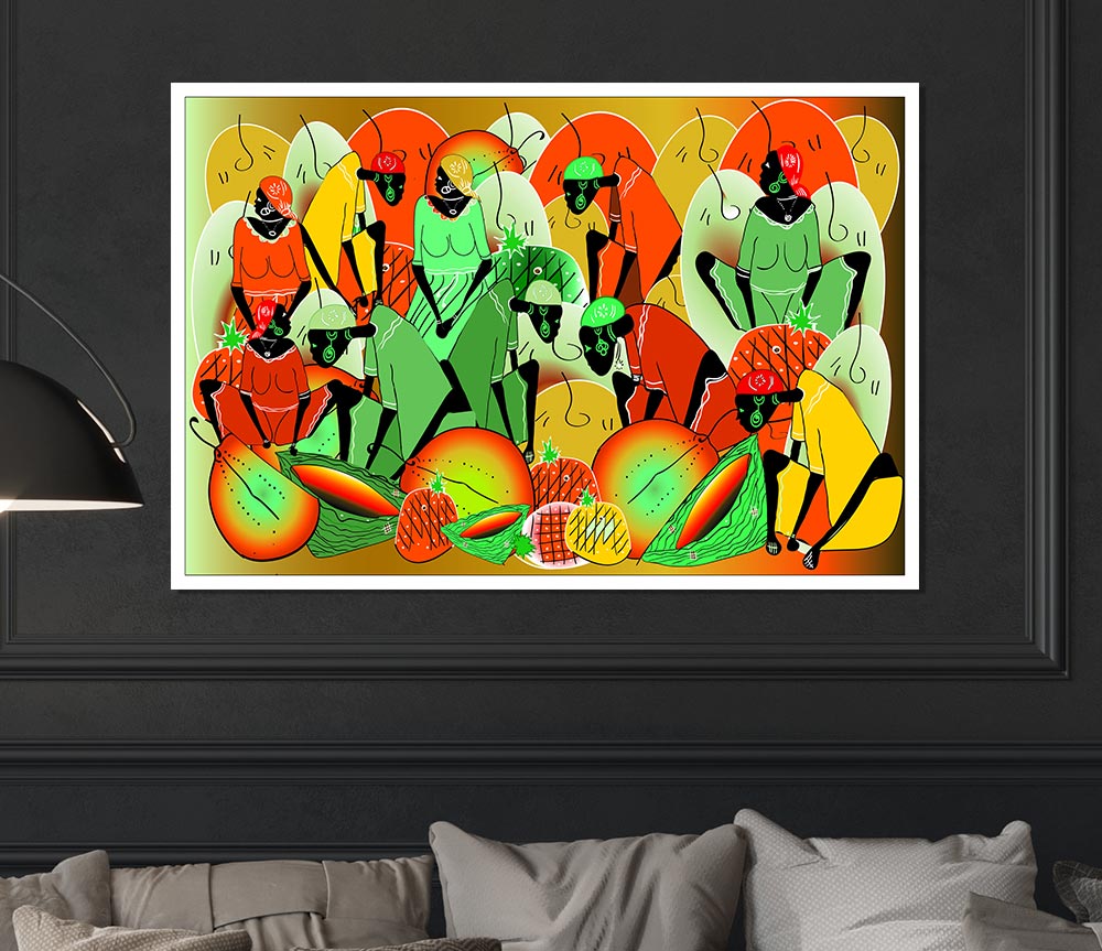 The Vibrant Tribe Print Poster Wall Art