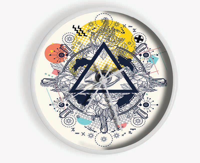 All Seeing Eye Clock - Wallart-Direct UK