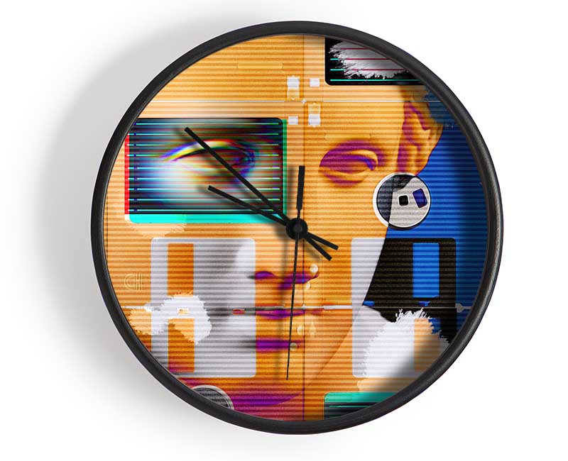 The Face Of Modeling Clock - Wallart-Direct UK