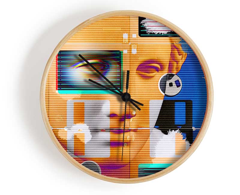 The Face Of Modeling Clock - Wallart-Direct UK