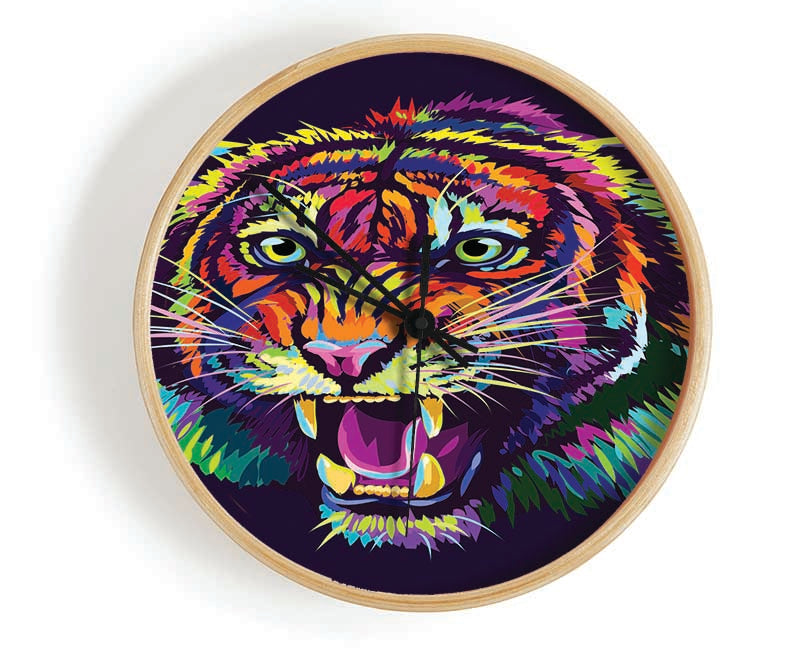 The Angry Lion Virance Clock - Wallart-Direct UK