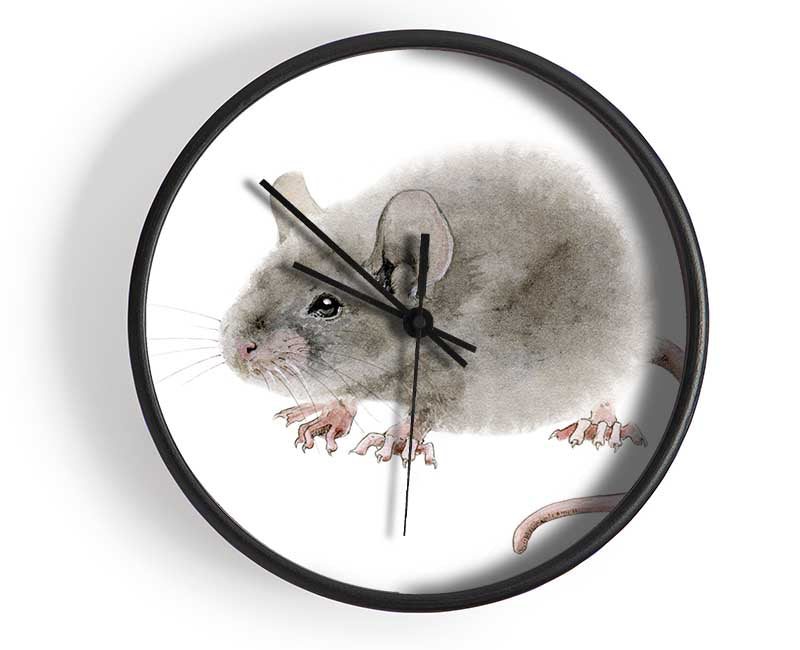 Cute Little Mouse Clock - Wallart-Direct UK