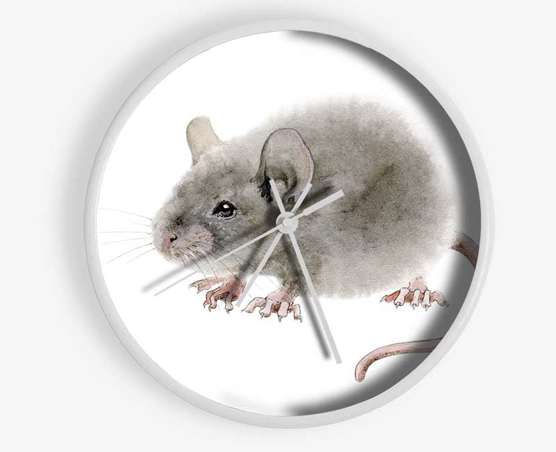 Cute Little Mouse Clock - Wallart-Direct UK