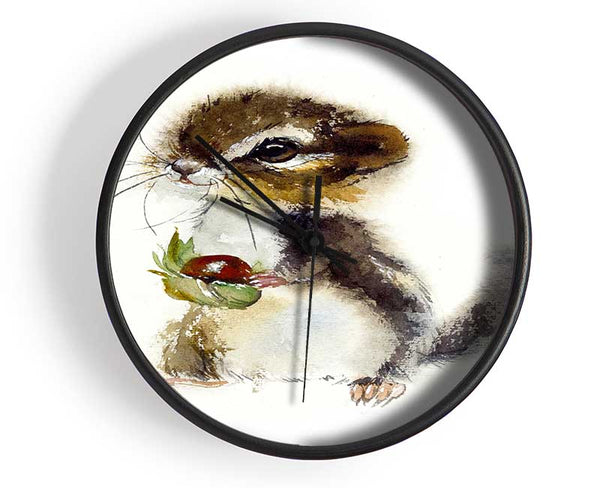 Cute Little Chipmunk Clock - Wallart-Direct UK