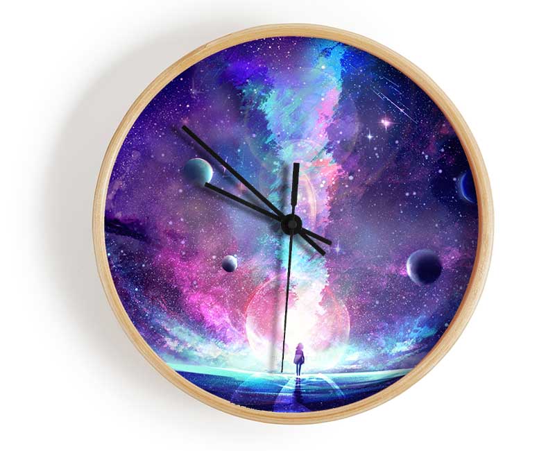 Staring Into The Universe Clock - Wallart-Direct UK