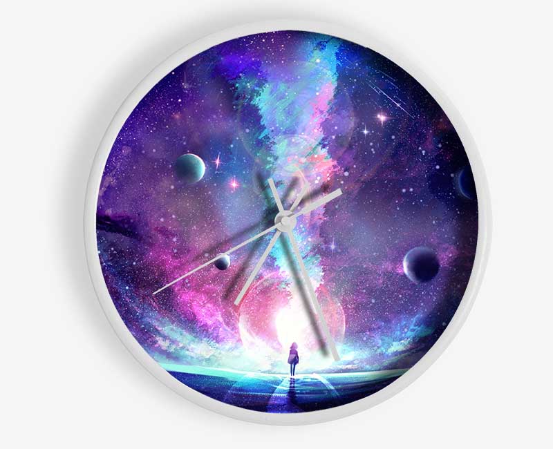 Staring Into The Universe Clock - Wallart-Direct UK