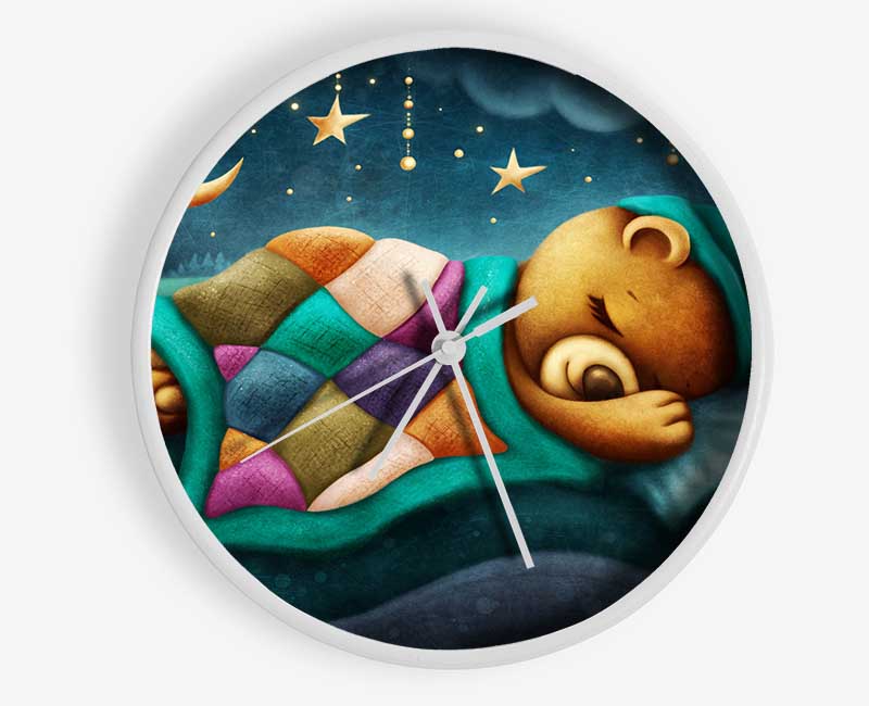 The Bear Slumber Clock - Wallart-Direct UK