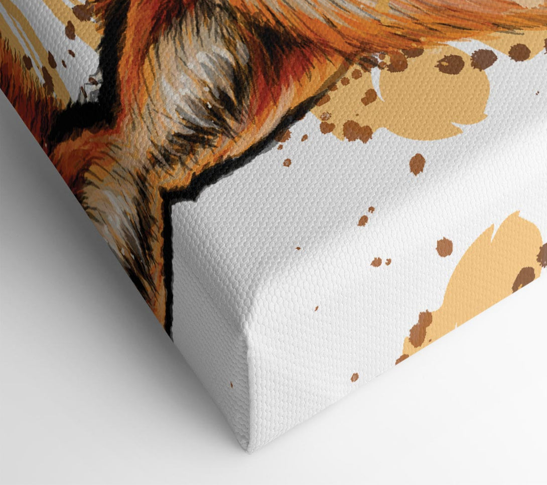 Picture of The Ginger Fox Canvas Print Wall Art