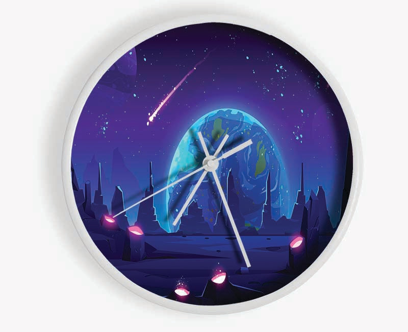 Comets Of The Universe Clock - Wallart-Direct UK