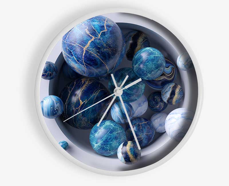 The Spheres In The Hole Clock - Wallart-Direct UK