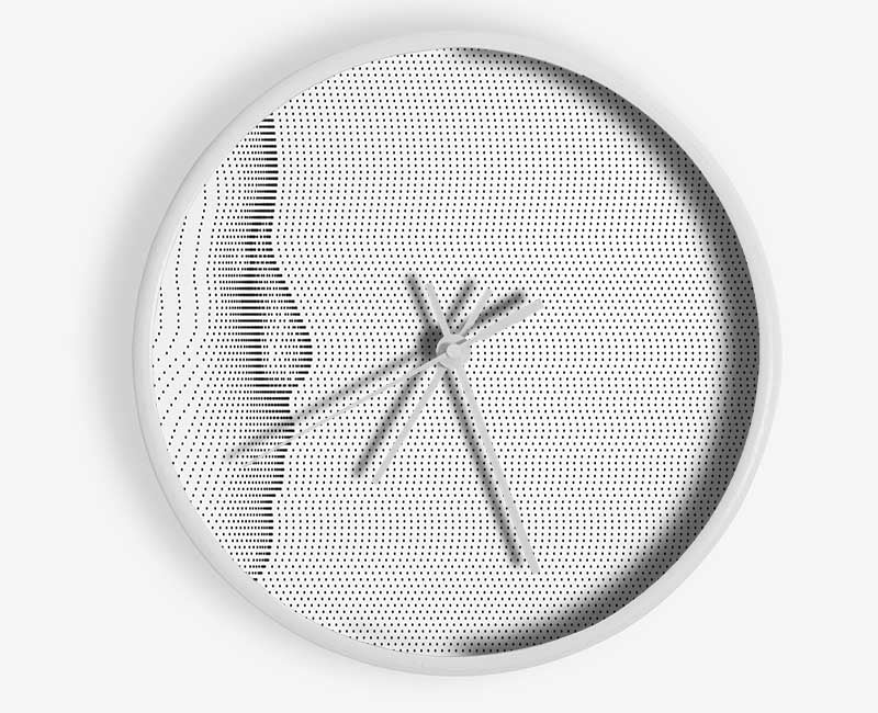 Face In Abstract Clock - Wallart-Direct UK