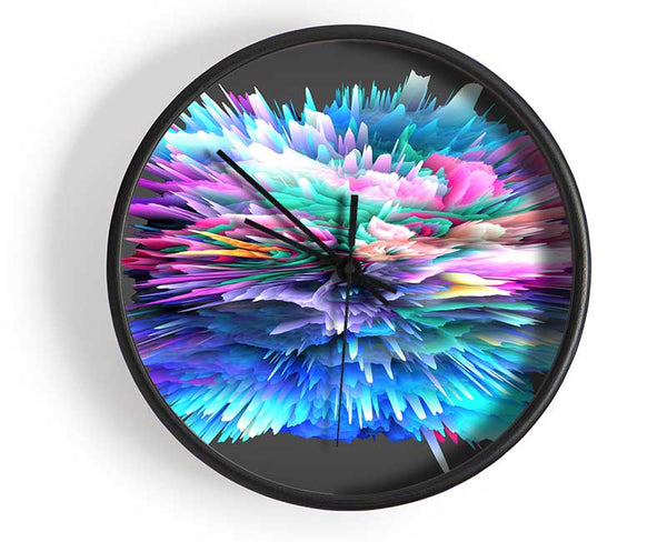 Shard Of Colour Clock - Wallart-Direct UK