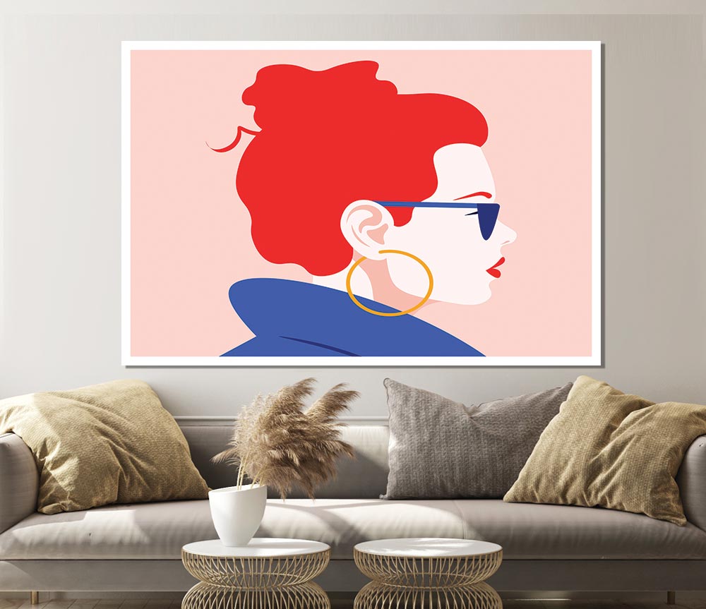 The Woman Fashion Print Poster Wall Art