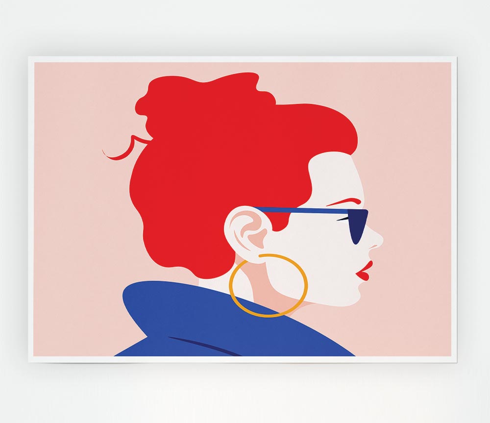 The Woman Fashion Print Poster Wall Art