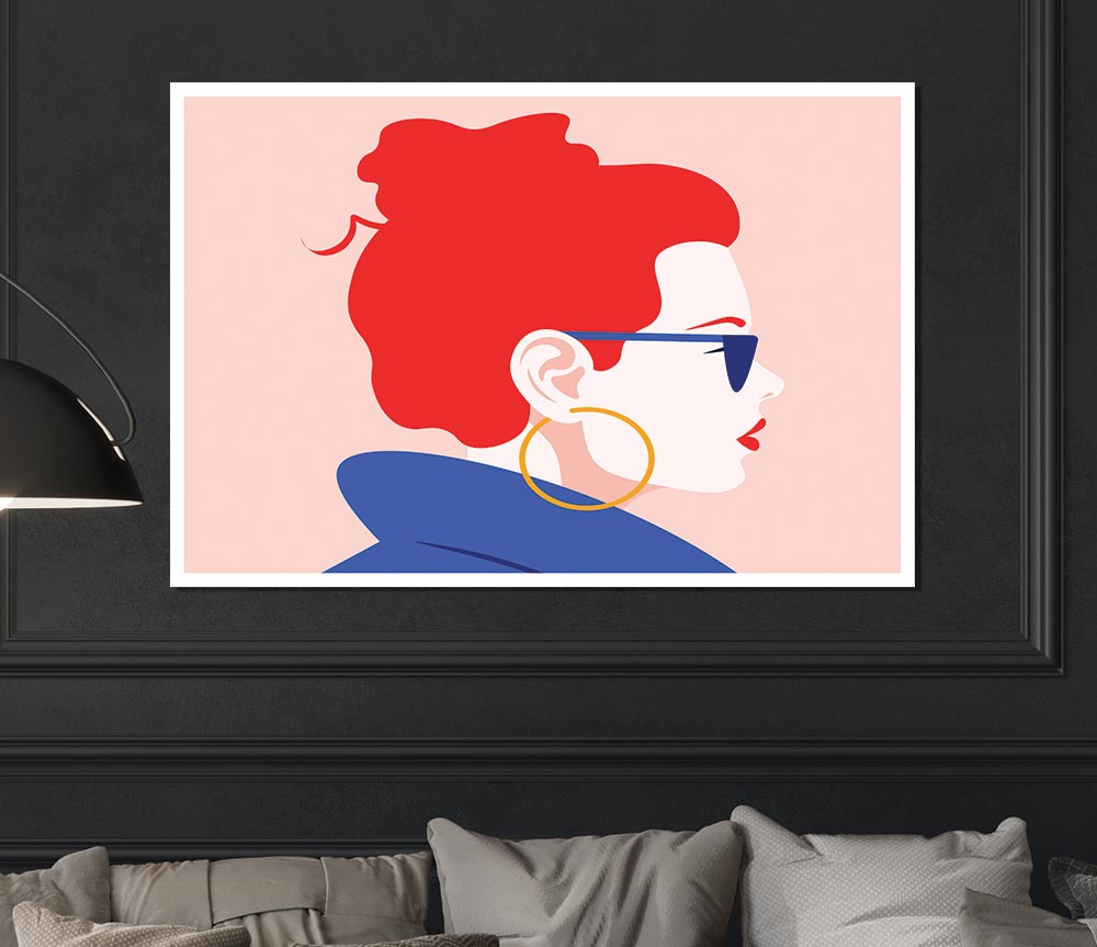 The Woman Fashion Print Poster Wall Art