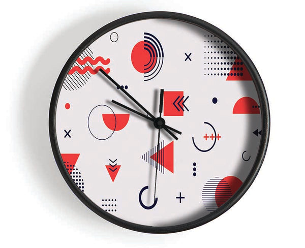 Shapes Of The Future Clock - Wallart-Direct UK