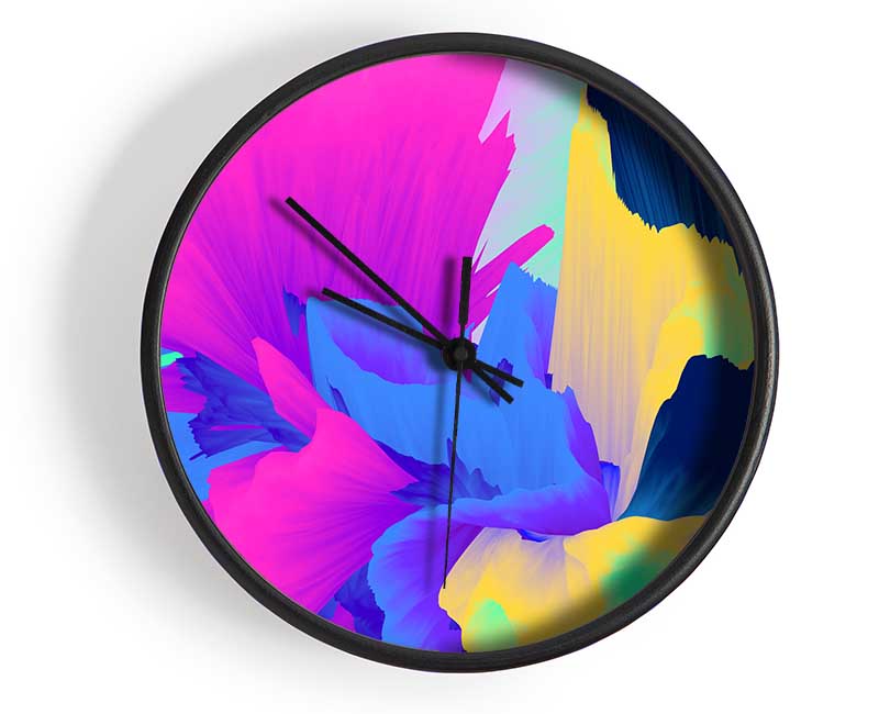 The Colour Washout Clock - Wallart-Direct UK