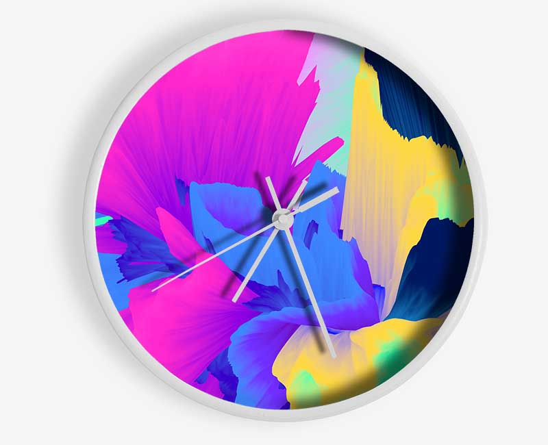 The Colour Washout Clock - Wallart-Direct UK