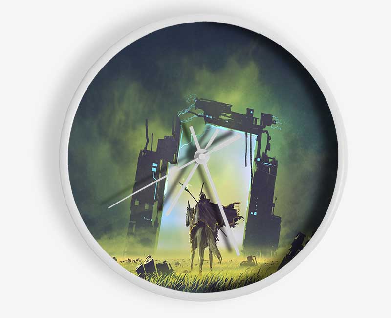 The Door To The Realm Clock - Wallart-Direct UK