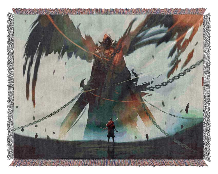 Battling Evil Woven Blanket