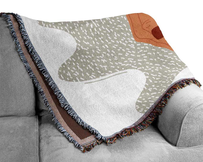 Time For Coffee Woven Blanket