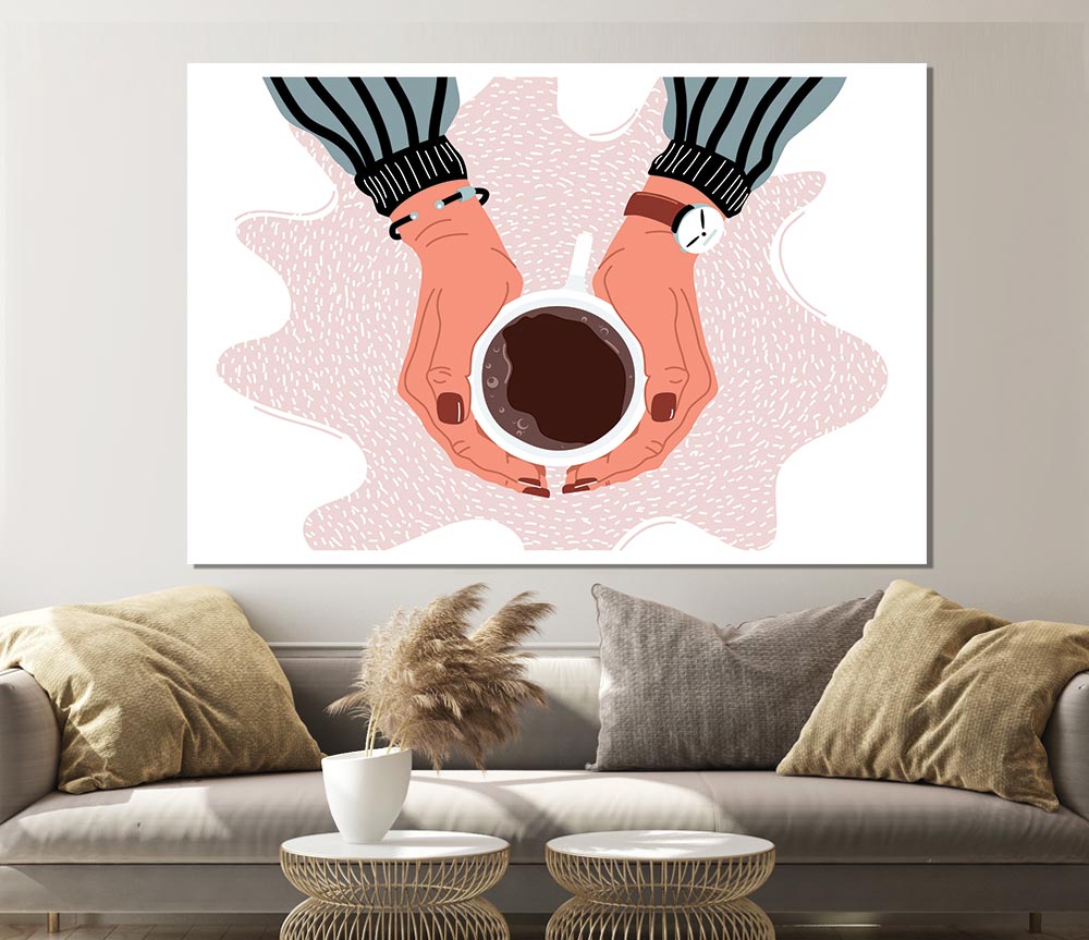 Time For Coffee Print Poster Wall Art