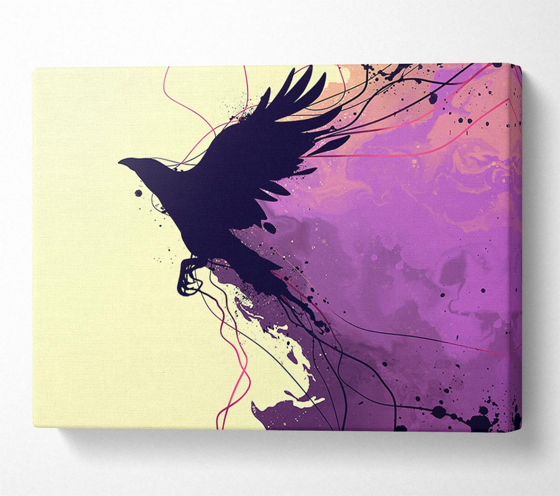 Picture of Blackbird Breaking The Boundries Canvas Print Wall Art