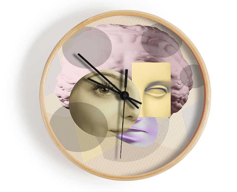 The Creepy Face Clock - Wallart-Direct UK