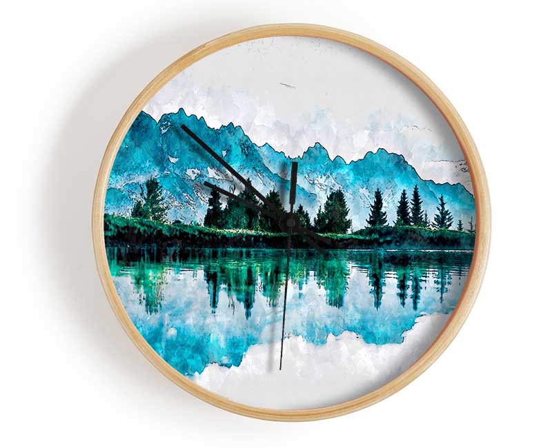 The Canadian Landscape Clock - Wallart-Direct UK