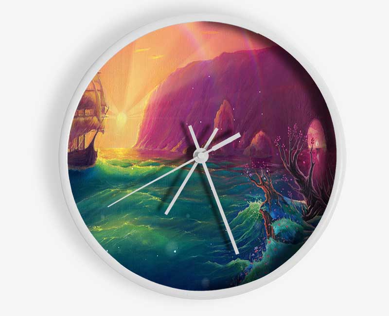 The Elephant Creature Clock - Wallart-Direct UK