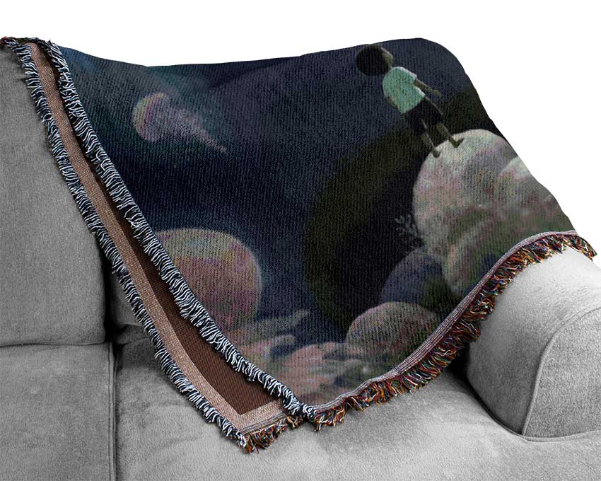 The Jellyfish Experience Woven Blanket