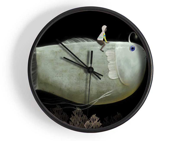 Riding The Anglerfish Clock - Wallart-Direct UK