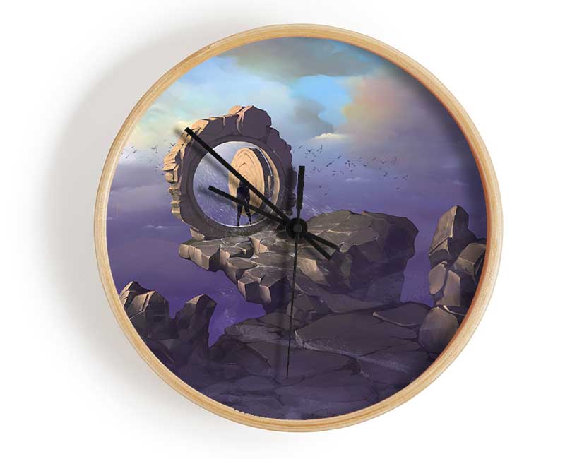 The Hole To Another Universe Clock - Wallart-Direct UK