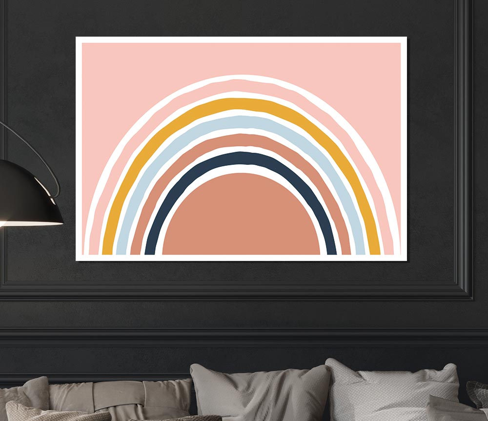 The Contemporary Rainbow Print Poster Wall Art