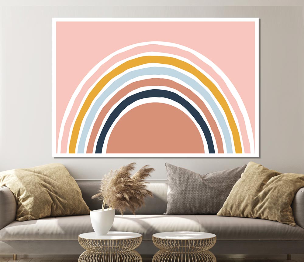 The Contemporary Rainbow Print Poster Wall Art