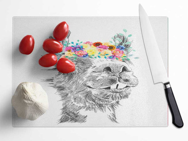 The Pretty Camel Glass Chopping Board