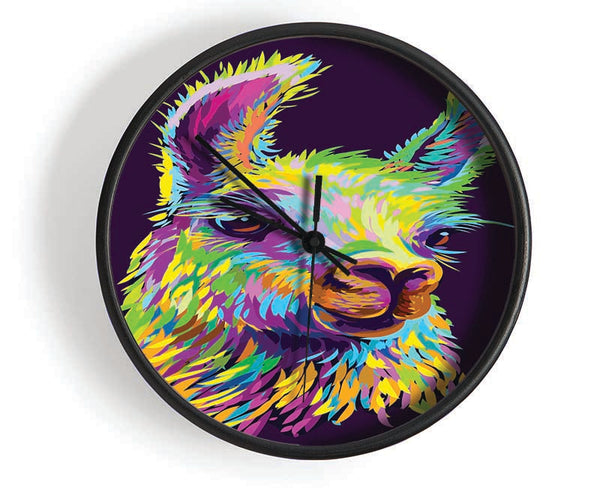 The Llama Head Clock - Wallart-Direct UK