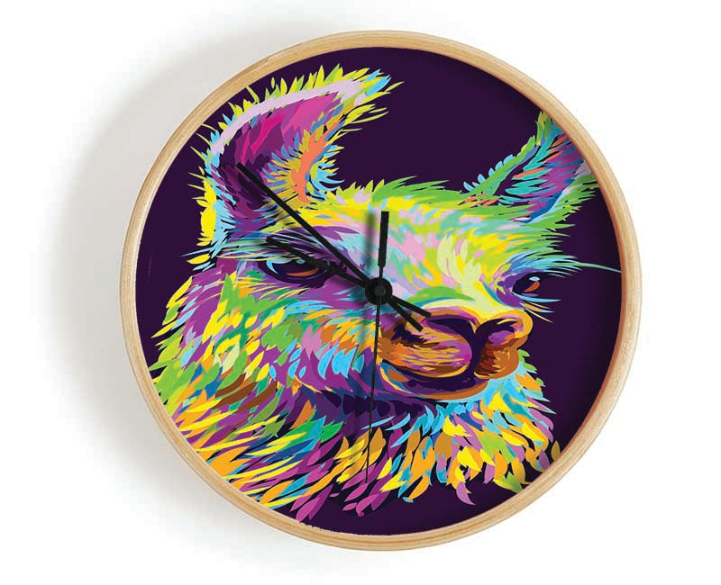 The Llama Head Clock - Wallart-Direct UK