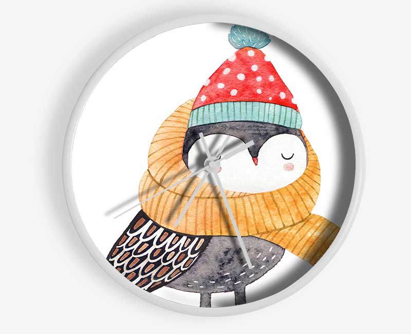 Ready For Winter Bird Clock - Wallart-Direct UK