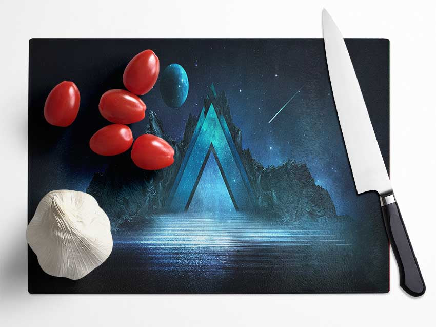 The Prism To Land Glass Chopping Board