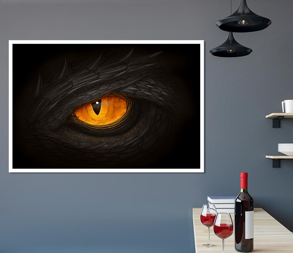 The Dragons Eye Print Poster Wall Art