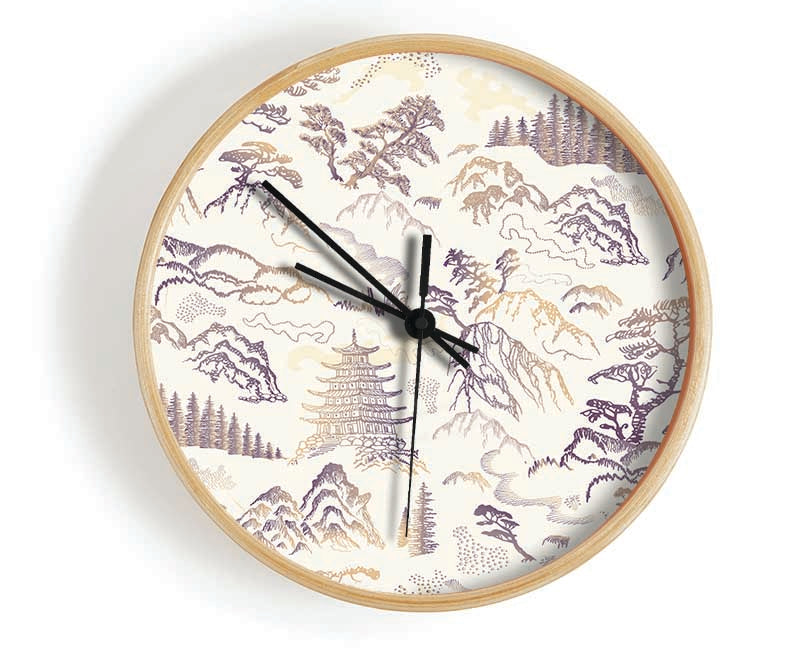 The Ethnic Forest Clock - Wallart-Direct UK