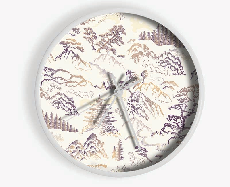 The Ethnic Forest Clock - Wallart-Direct UK