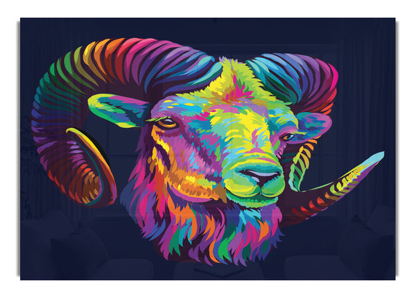 The Horned Goat Vibrant