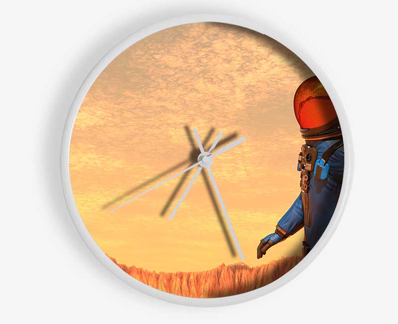 The Space Man In Mars Clock - Wallart-Direct UK