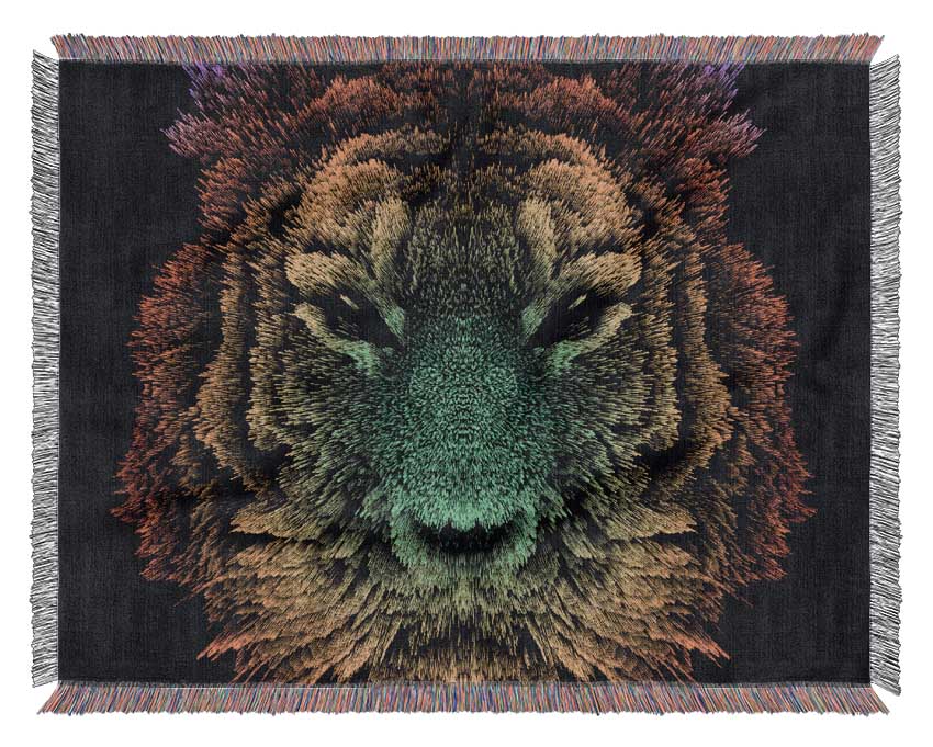 The Old English Tiger Woven Blanket