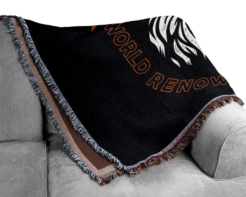 Destroy Tattoo Woven Blanket