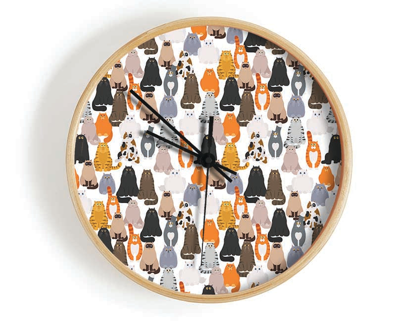 The Cat Mass Clock - Wallart-Direct UK