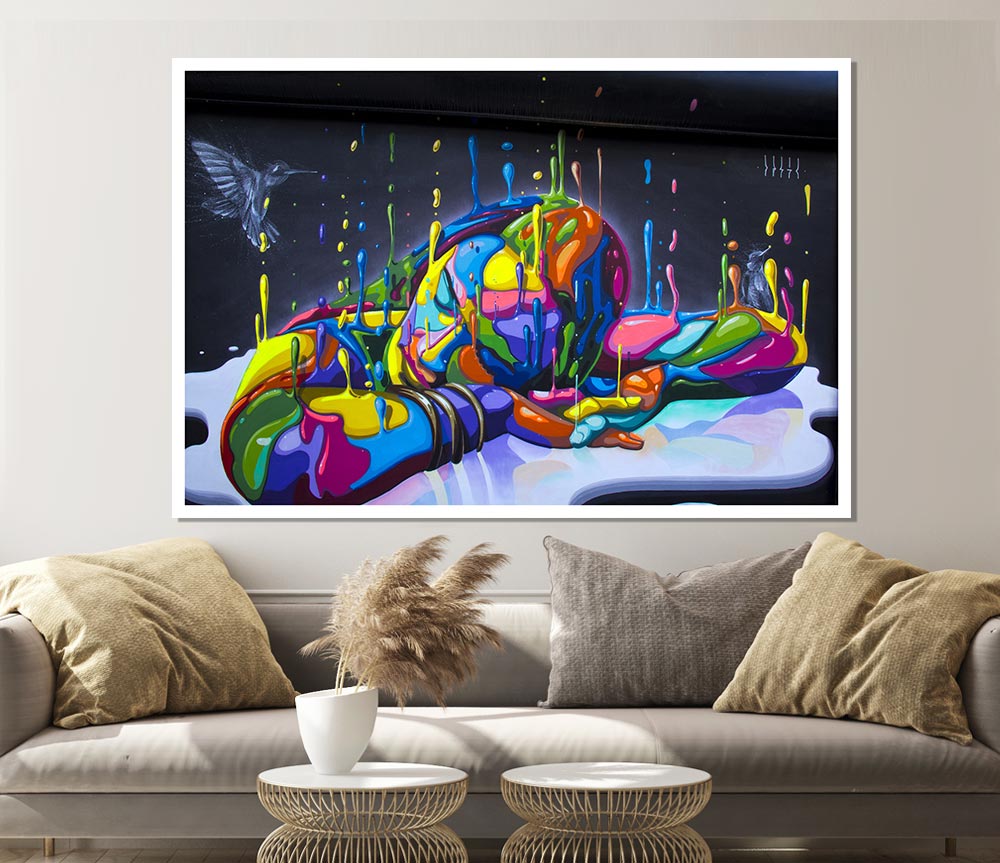 The Paint Slumber Print Poster Wall Art